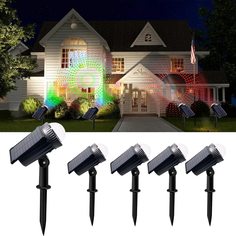 Wall Decor Lighting Tree - 屋外ソーラーLED水滴型プロジェクションライト IP65 ガーデンヴィラ芝生ウォールウォッシャー ツリーデコレーションプロジェクターランプ クリスマス星空