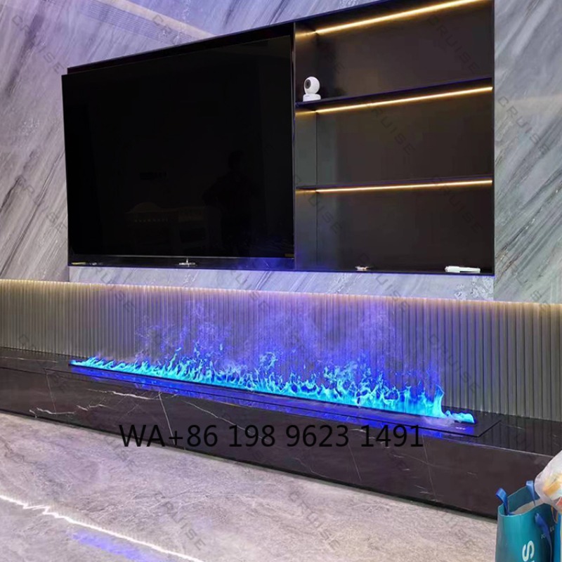 Lighting Decor Wedding - LEDライトリモコン付き3Dスチーム噴霧暖炉 RGBマルチカラー炎 ホームホテル結婚式室内雰囲気装飾