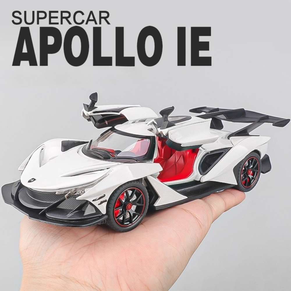 Decor Lighting Ie - 1:24スケール アポロIE EVO スーパーカーモデル おもちゃ サウンドライト