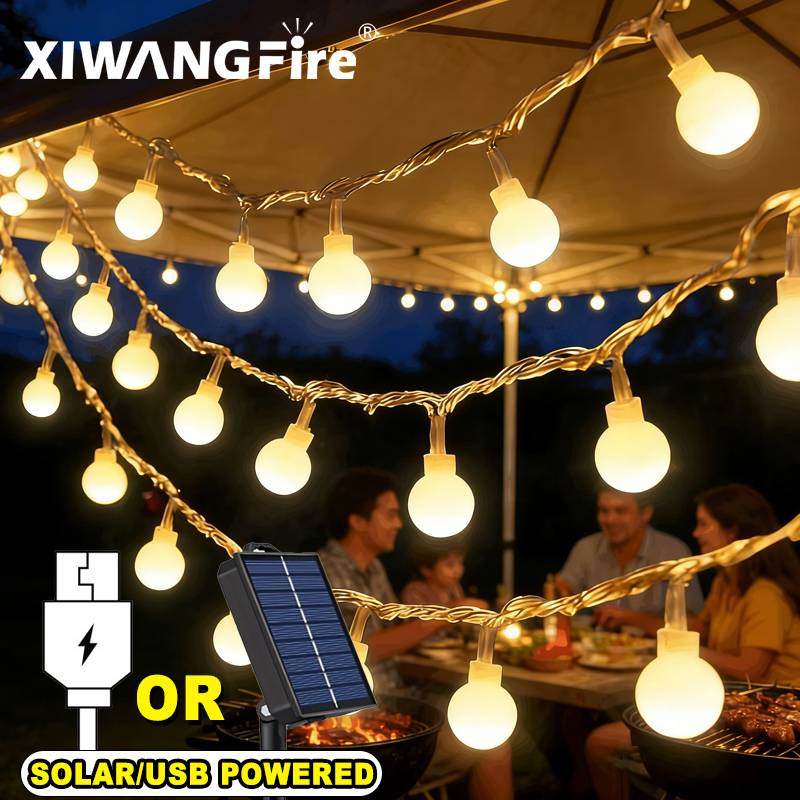 3-10M ソーラー/USB/バッテリー式ストリングライト、 - Lighting Decoration Outdoor のレビューと価格