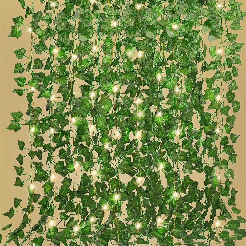 グリーンアイビー 210 センチメートル LED ライトスト - Wall Decor Lighting Tree のレビューと価格