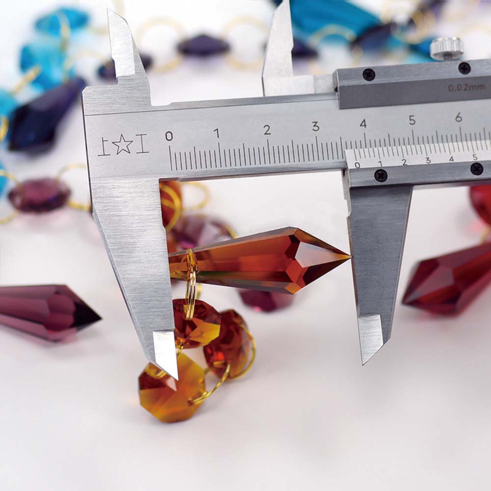 クリスタルペンダントシャンデリア,38mm,カラーミックス, - Pendant Lighting Christmas Decor のレビューと価格