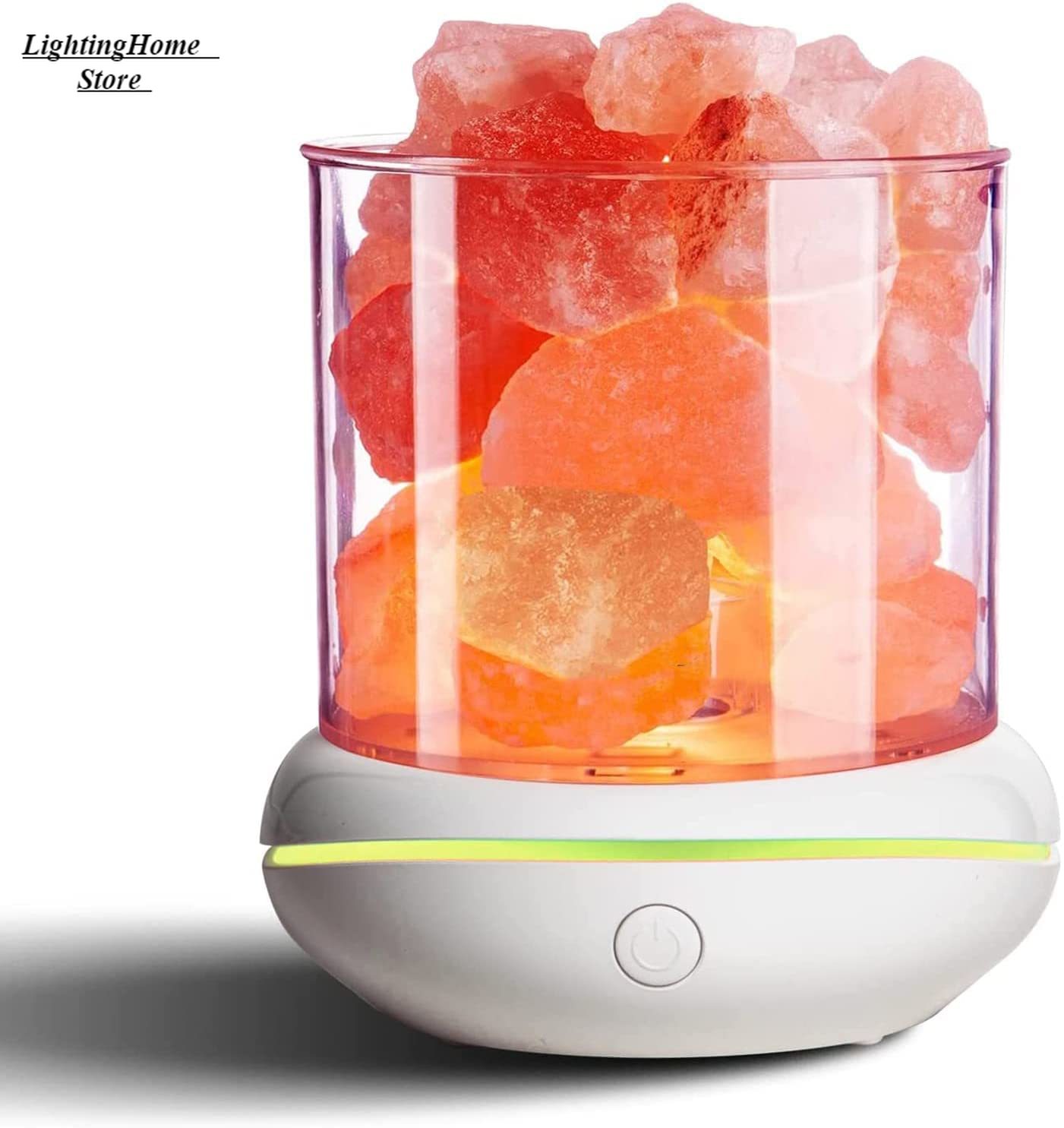 アロマランプ 天然ヒマラヤ塩ランプ USB ピンク塩岩ランプ - Himalayan Salt Lamp のレビューと価格