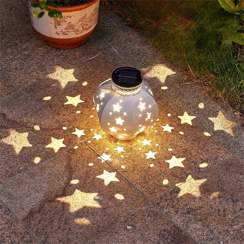 ガーデンスタープロジェクターランプ吊り下げ式ソーラーライト屋 - Lighting Decoration Outdoor のレビューと価格