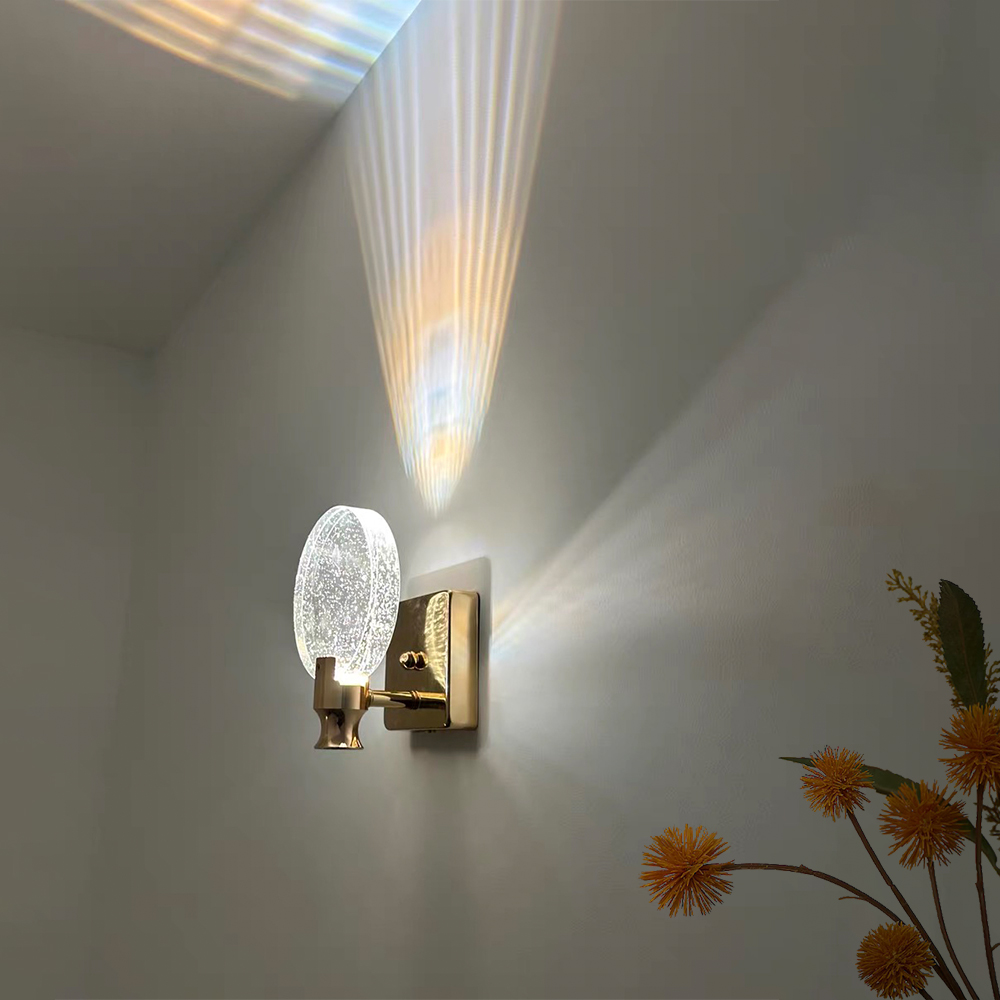 モダンクリスタルインテリア LED ウォールライト燭台ランプ - Lighting Room Decor Items のレビューと価格