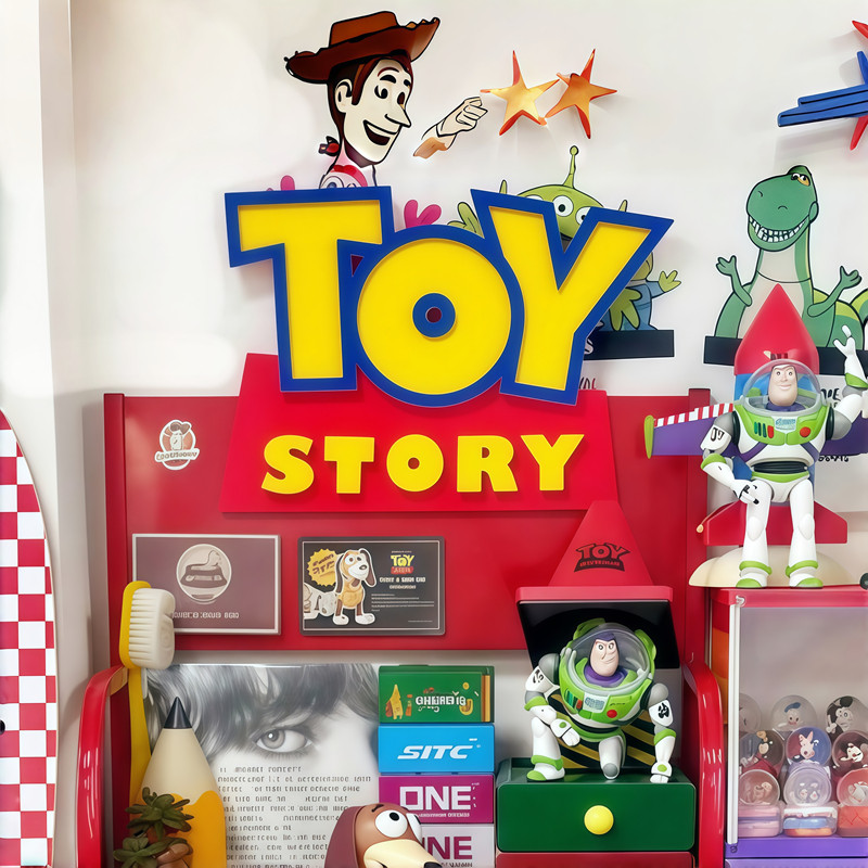 トイストーリー 3Dロゴ看板漫画キャラクターナイトライトルー - Lighting Room Decor Items のレビューと価格