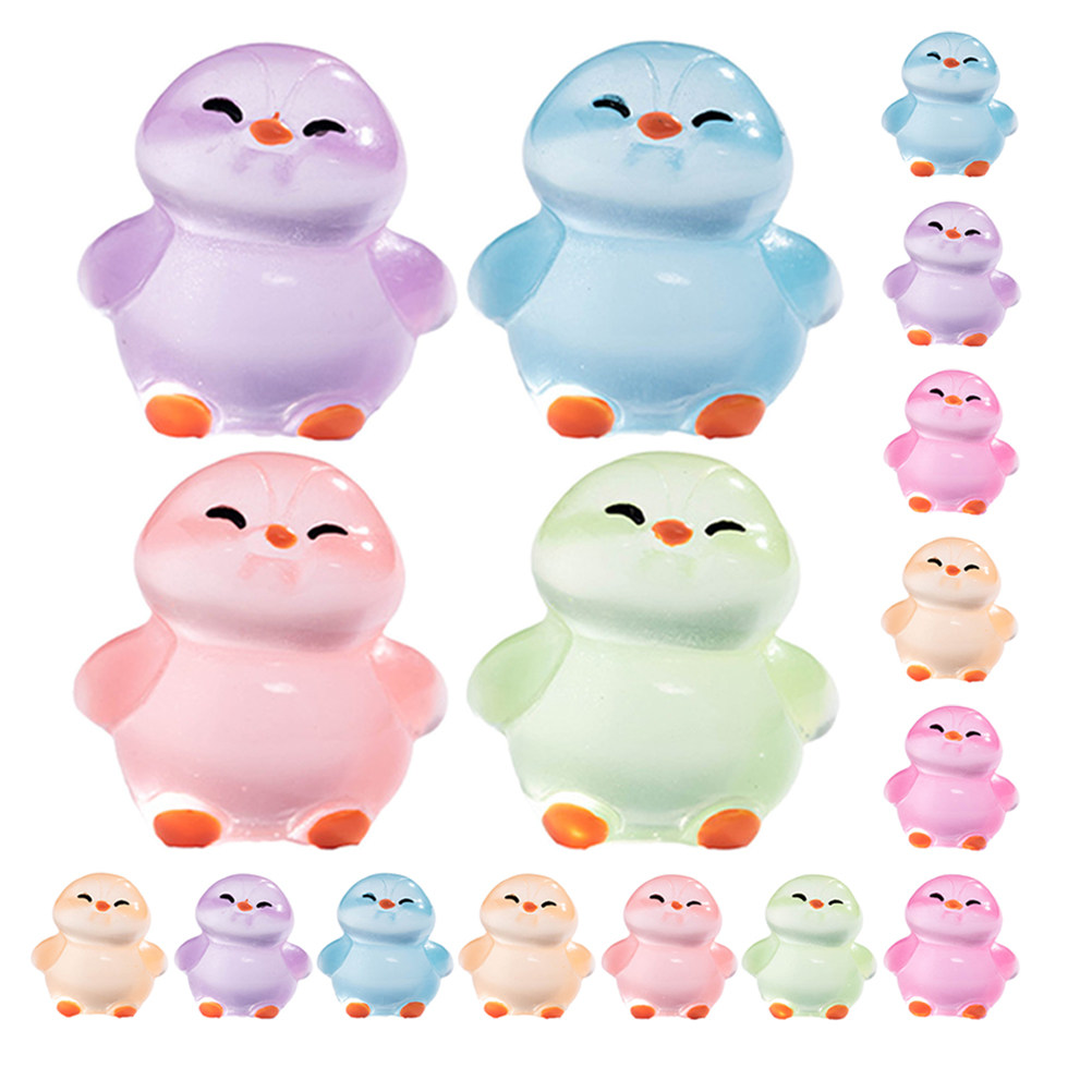 18個の光る樹脂製ペンギン：かわいいミニナイトライトアニマル - Lighting Home Decor Ideas のレビューと価格