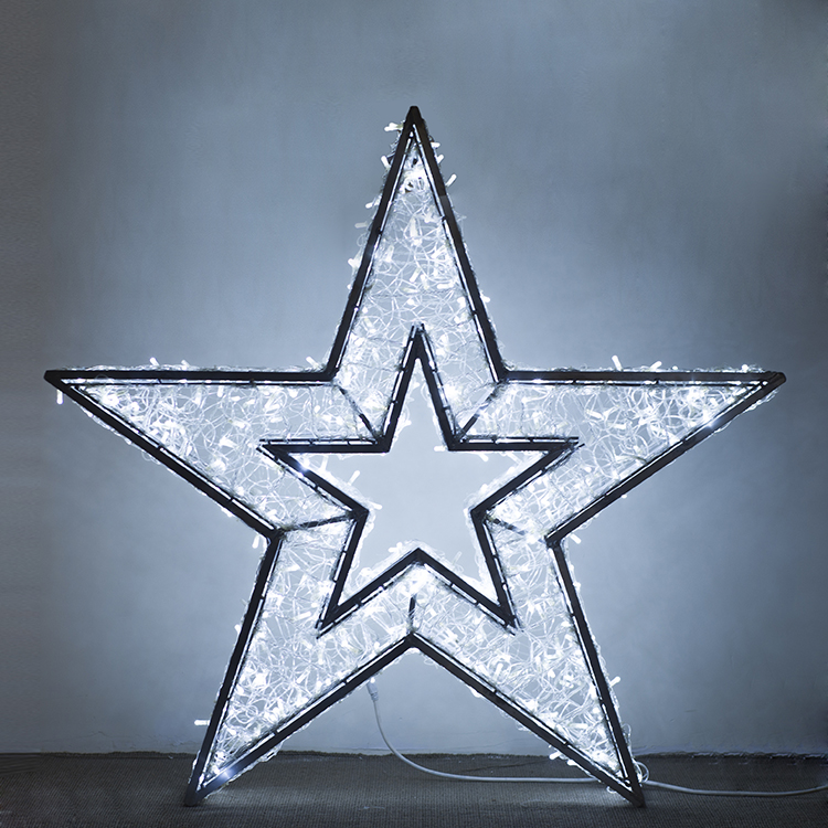 LED五芒星型屋外IP65防水クリスマスペンダントランプホリ - Pendant Lighting Christmas Decor のレビューと価格