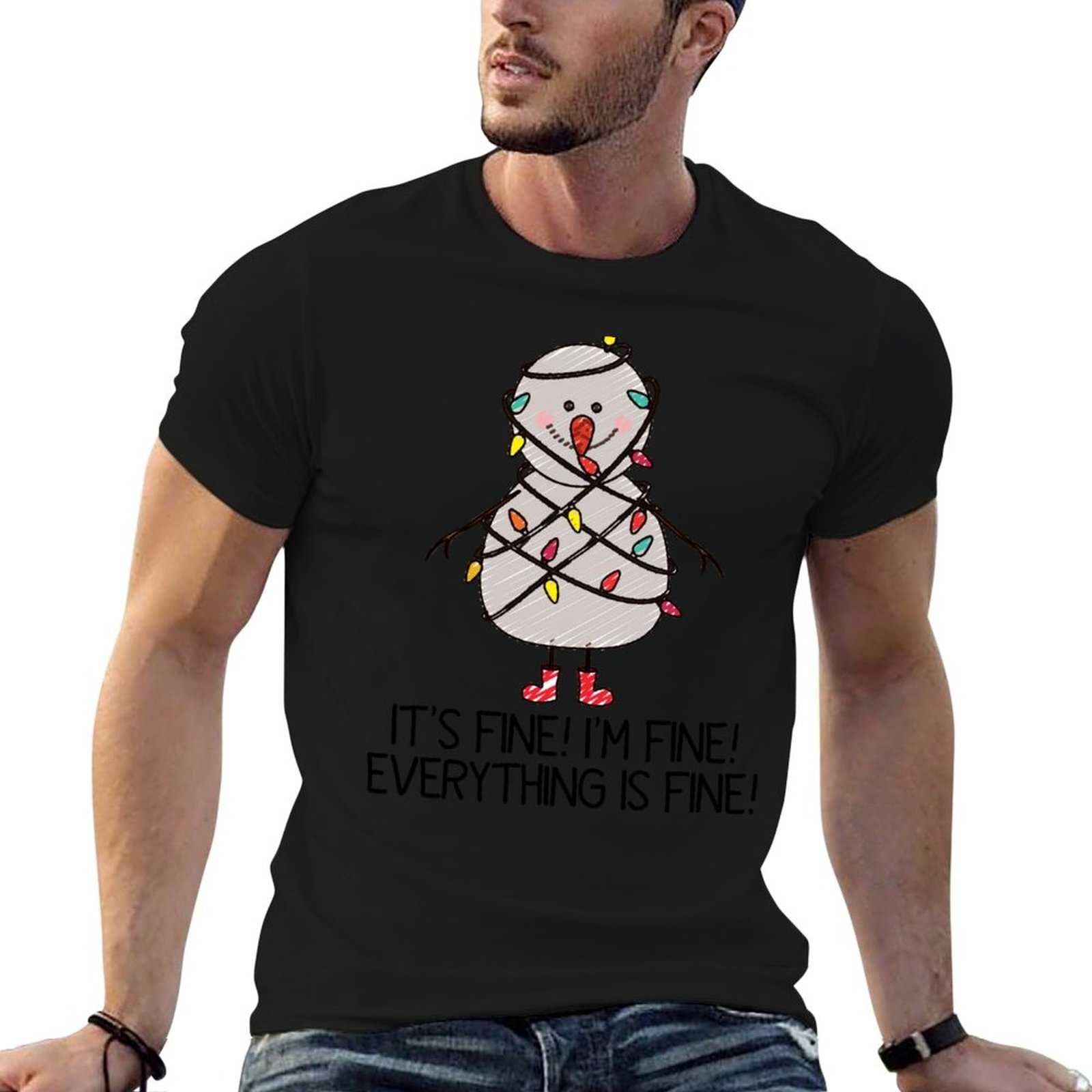 アグリーホリデーセーター - I'm Fine Tangle - Santa'S Elves Holiday Lighting & Decor Llc のレビューと価格