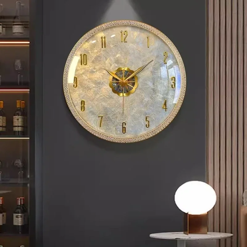 モダンライトラグジュアリーリビングルーム壁掛け時計 部屋の装 - Lighting Home Decor Wall Clocks のレビューと価格