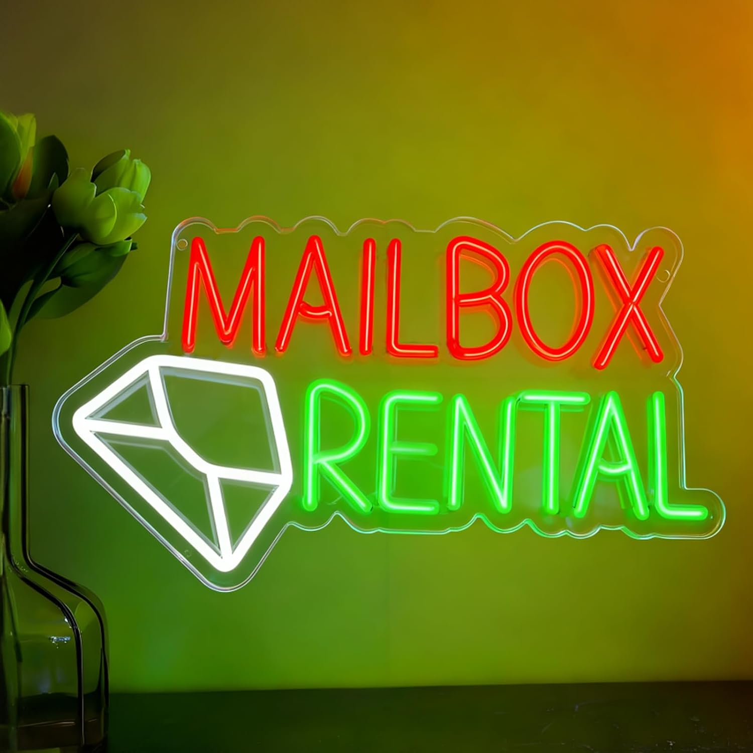 メールボックスレンタル LED ネオンサイン USB ビジネ - Lighting Decor Rentals のレビューと価格