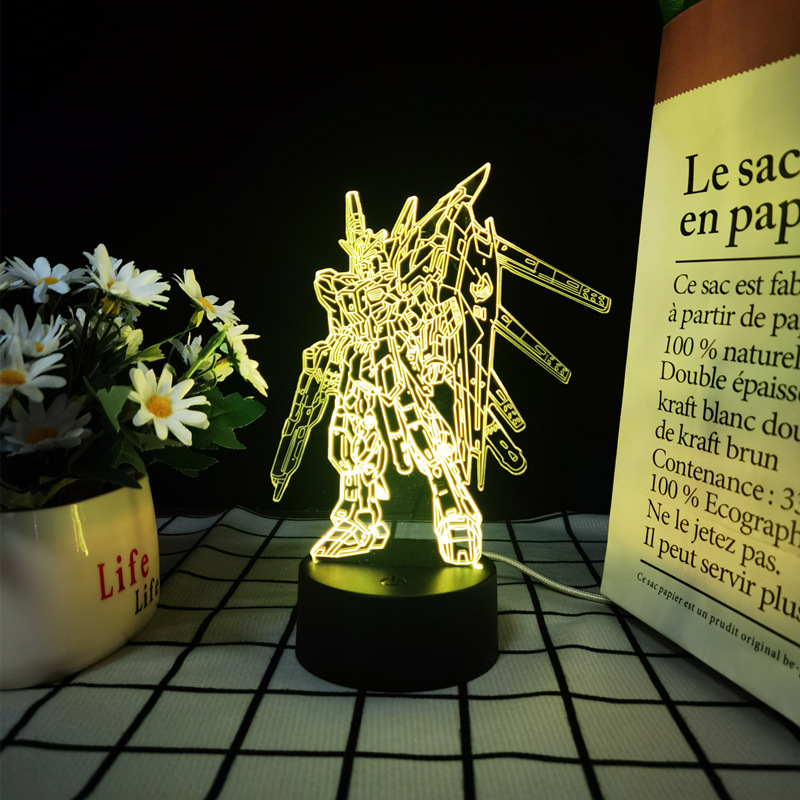 モビルスーツガンダム ストライクフリーダム＆ウイングゼロ 3 - Lighting Room Decor Items のレビューと価格