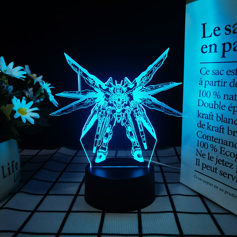 モビルスーツガンダム ストライクフリーダム＆ウイングゼロ 3 - Lighting Room Decor Items のレビューと価格
