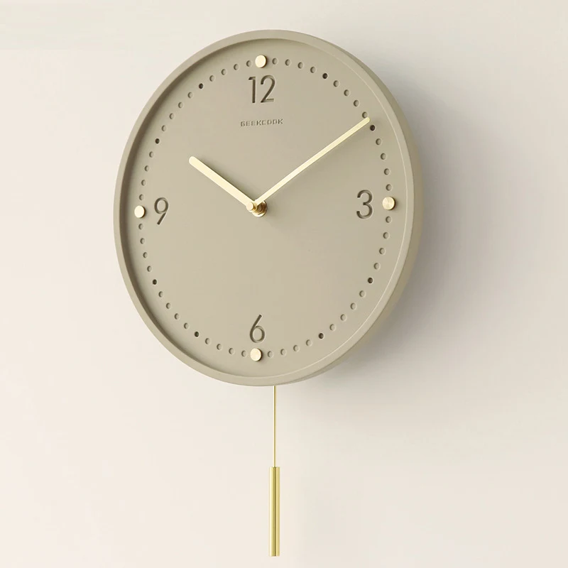 ミニマリストホームサイレント壁時計高品質壁装飾ライト高級壁時 - Lighting Home Decor Wall Clocks のレビューと価格