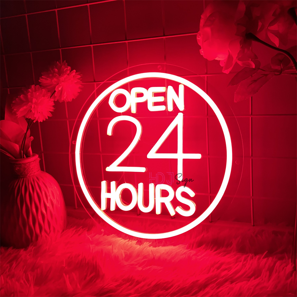 ネオンLEDサイン 開店24時間 コーヒーバー ネオンLED - Decor Lighting Opening Hours のレビューと価格