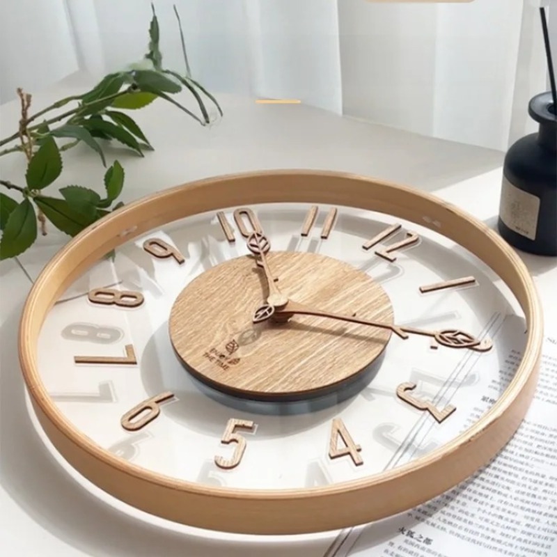 インテリジェント壁時計 レーダーセンサー ナイトライト 3D - Lighting Home Decor Wall Clocks のレビューと価格