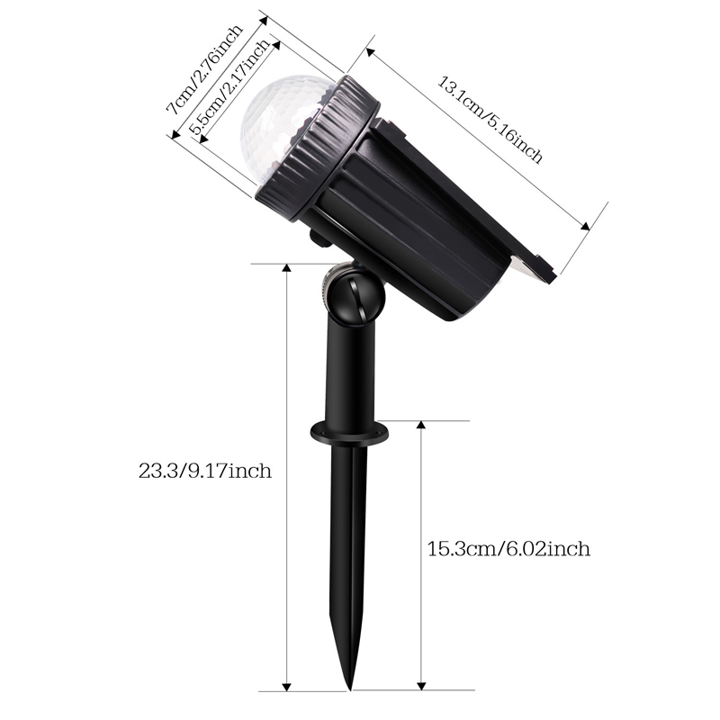 屋外ソーラーLED水滴型プロジェクションライト IP65 ガ - Wall Decor Lighting Tree のレビューと価格