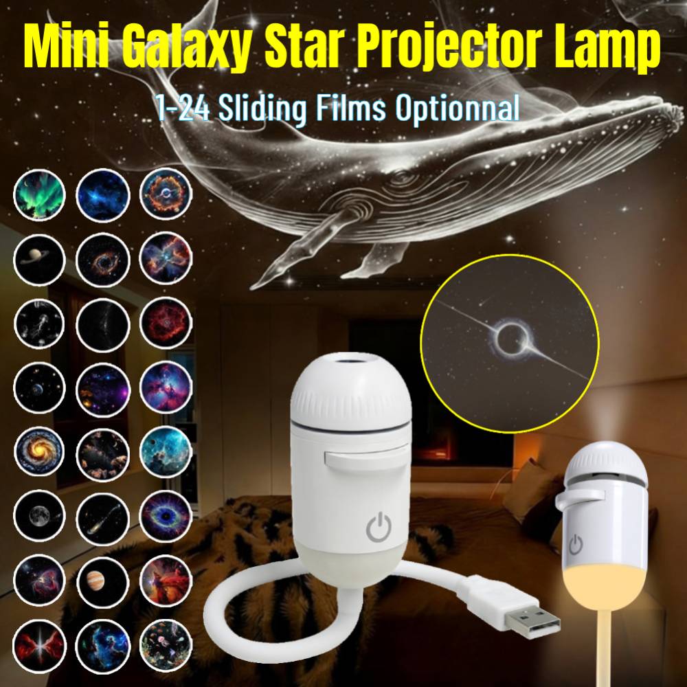 ギャラクシー星空ナイトライトプロジェクター360 °   明 - Lighting Decoration For Home のレビューと価格
