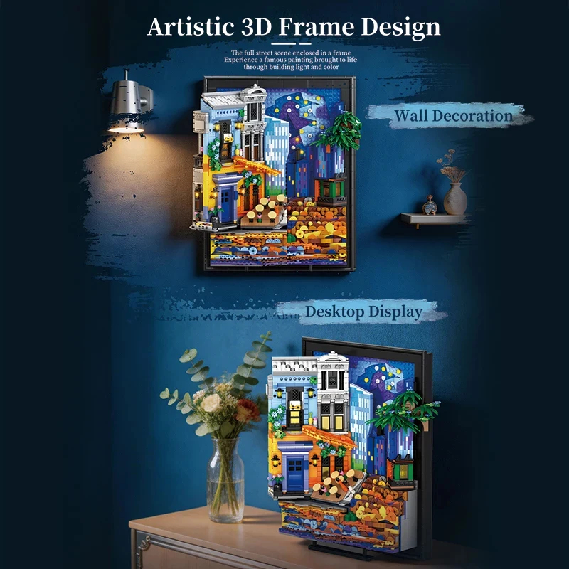2678ピース ナイトスカイカフェ ピクチャーフレーム ビル - Lighting Home Decor Ideas のレビューと価格