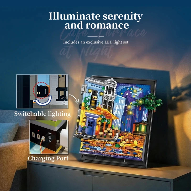 2678ピース ナイトスカイカフェ ピクチャーフレーム ビル - Lighting Home Decor Ideas のレビューと価格