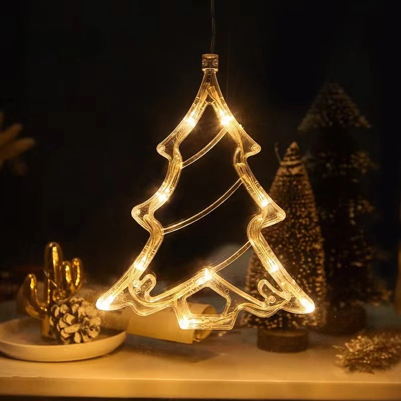 LED吸盤ライト,クリスマスデコレーション,窓と壁のライト, - Wall Decor Lighting Tree のレビューと価格