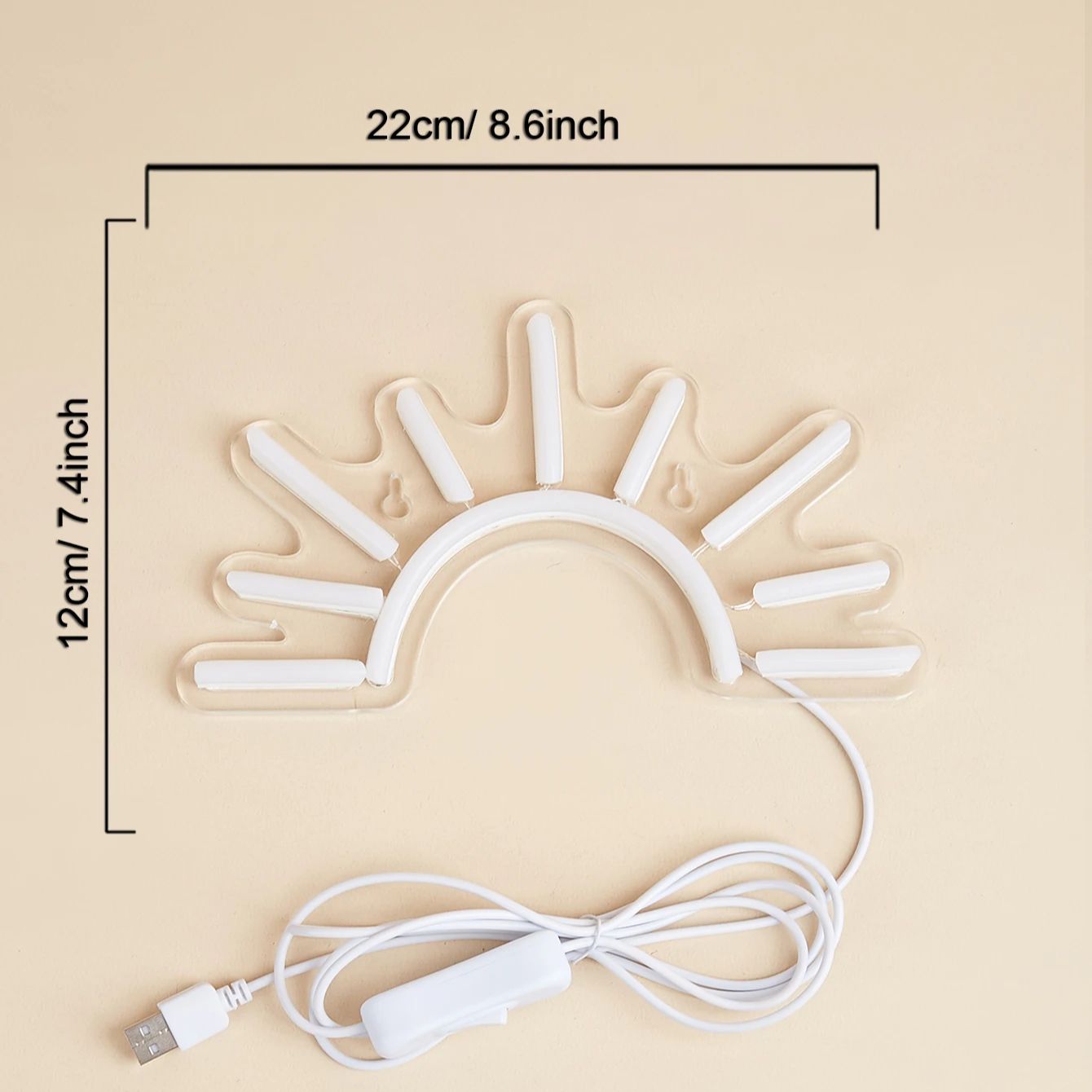 Chi-Buy 1PC 日の出形状 LED ネオンサイン U - Lighting Decor Sunrise のレビューと価格