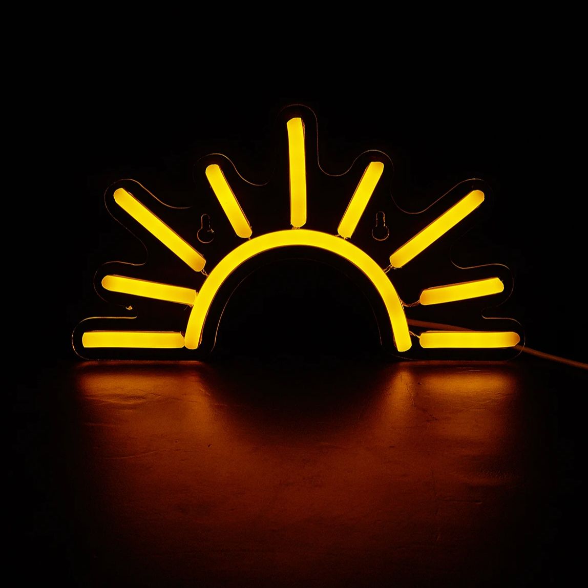 Chi-Buy 1PC 日の出形状 LED ネオンサイン U - Lighting Decor Sunrise のレビューと価格