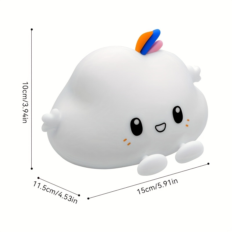 クラウドナイトライト、タッチコントロール調光、充電とタイマー - Lighting Decoration For Home のレビューと価格